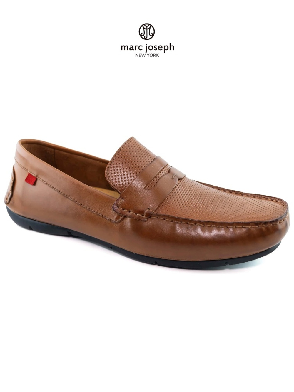 MARC JOSEPH MEW YORK NEW GREENWICH WHISKEY NAPA DRIVER SHOES. SIZE 12 M
